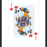 Jack of Hearts Playing Card Poster UK
