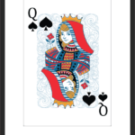 Queen of Spades Wall Art